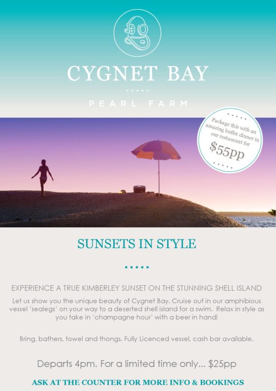 Sunsets in Style flyer