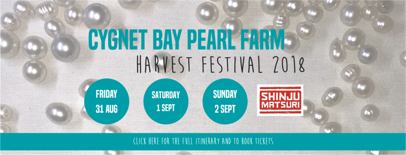 Cygnet Bay Harvest Festival Banner